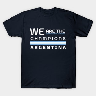 QATAR WORLD CUP 2022 - CHAMPIONS ARGENTINA T-Shirt